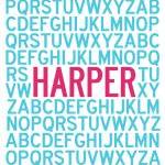 Alphabet Name Poster - Pers..